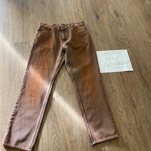 Martine Rose Copper Denim